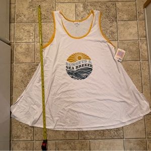 LuLaRoe “Sunsets and Sea Breeze” Perfect Swing Tank Top